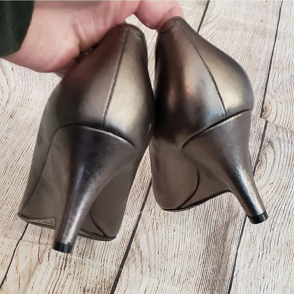 BrunoMagli Metallic Wedges